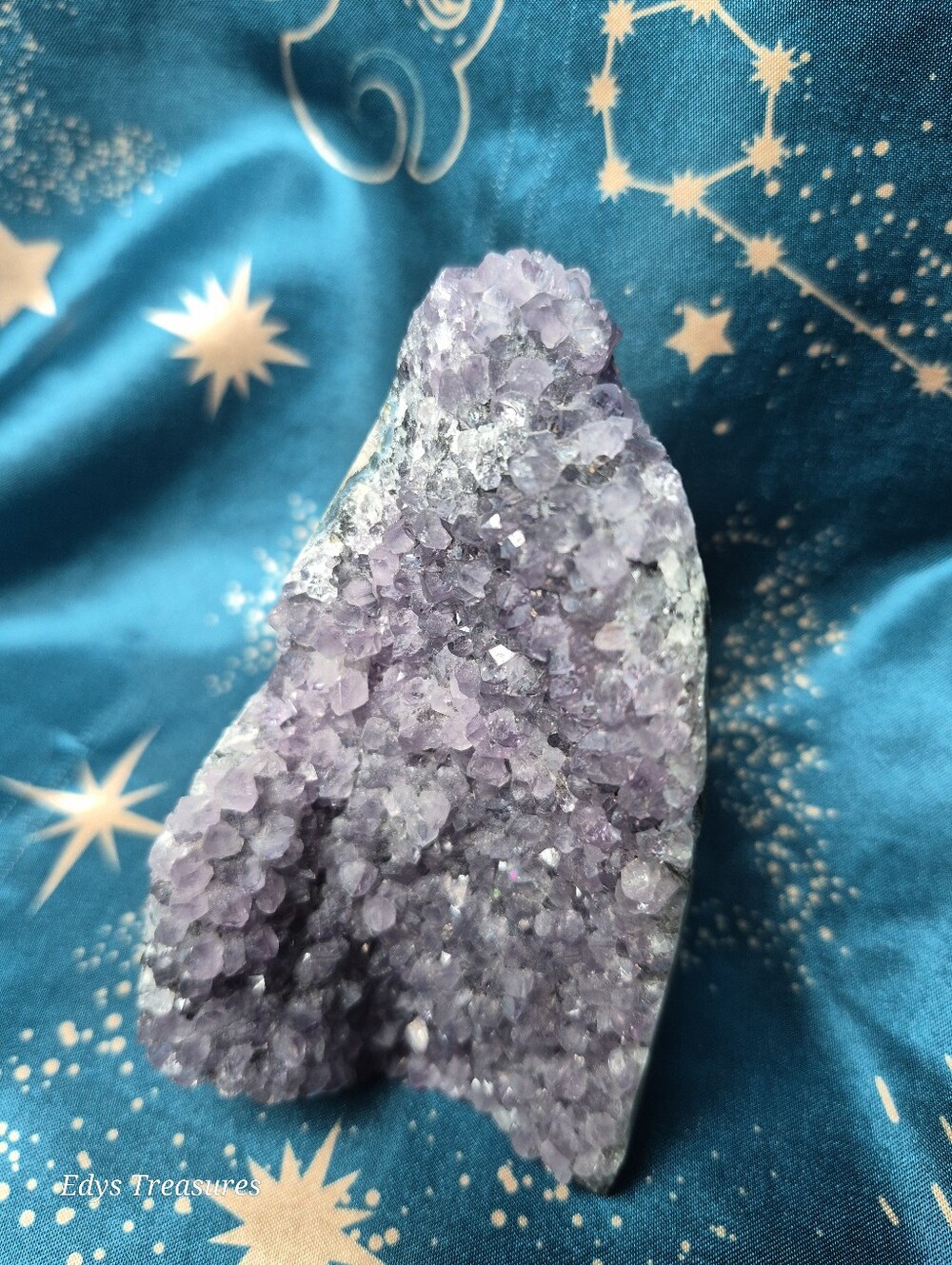 Amethyst Geode Cluster Freestanding Statement Piece